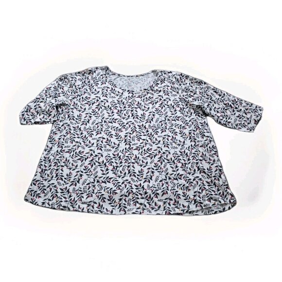 Top Women 2X Lot of 2 AE In Every Story Northern Reflections Floral Soft Cottage - Picture 5 of 16